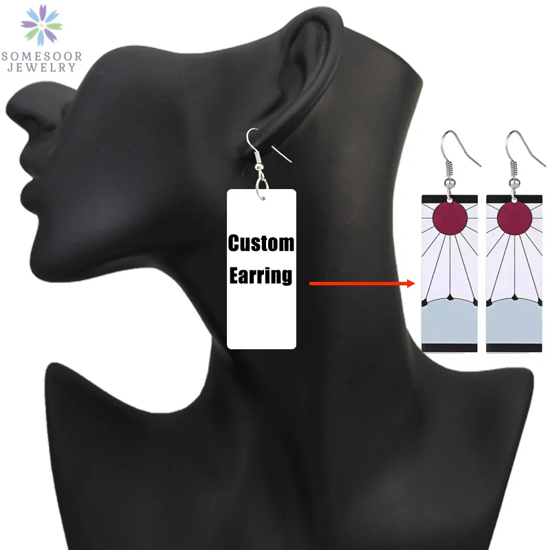 Индивидуальные висячие серьги SOMESOOR с фотографией