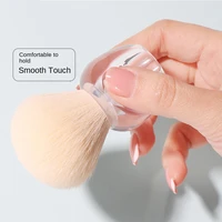 small apple blush brush single animal hair cangzhou makeup brush portable short handle loose powder brush