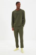 Trendyol-conjunto de pijama con estampado para hombre...