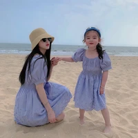 mom and baby girls matching mother and daughter dress 2022 new womens summer dresses parent child link coordination clothes