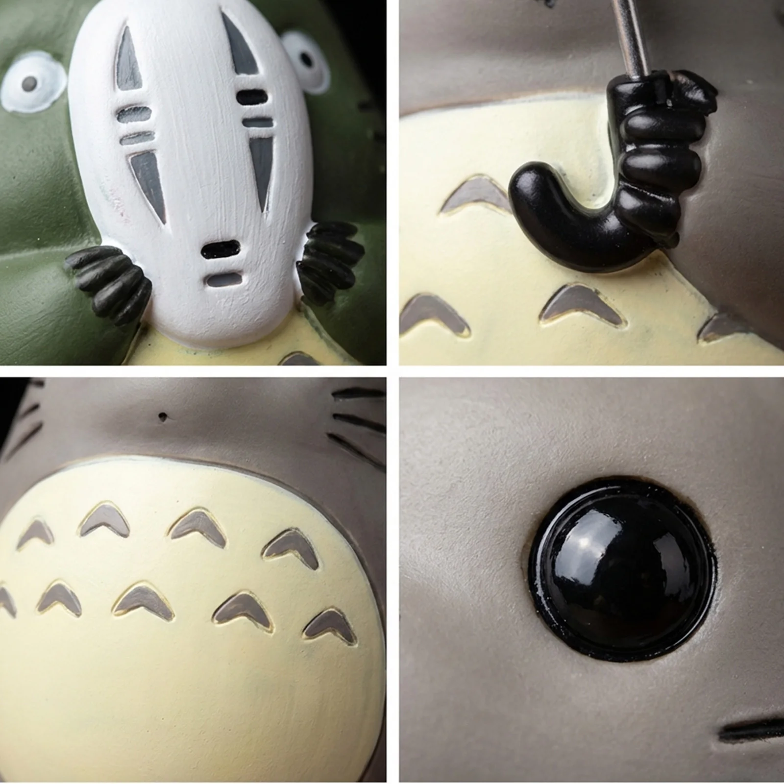 Фото Мини-фигурки «Мой сосед Тоторо», 5 стилей, аниме-фигурки от Studio Ghibli, настольное украшение, модель из смолы, подарок для коллекционеров аниме №4