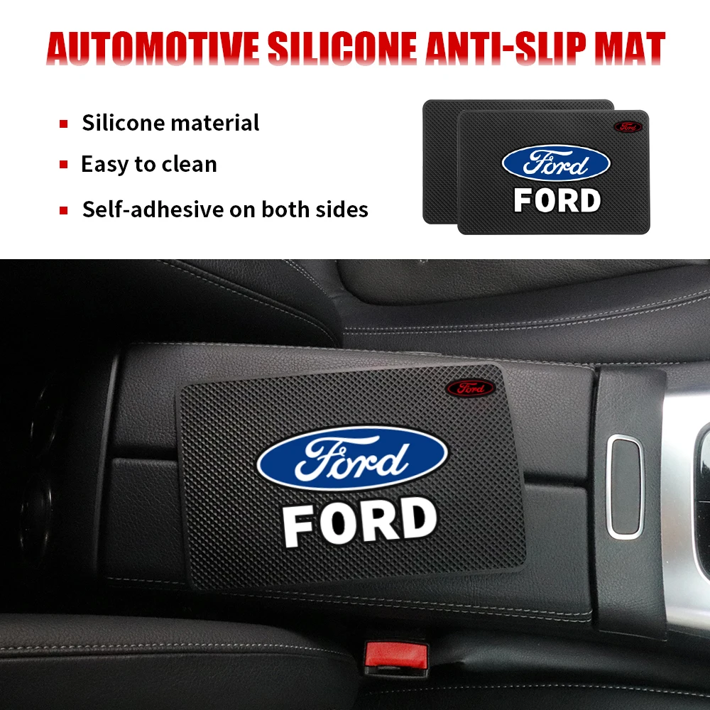 

1pcs Silicone Car Dashboard Non Slip Grip Sticky Pad Phone Holder Mat Anti-skid For Ford ford focus mk2 mustang kuga max fusion