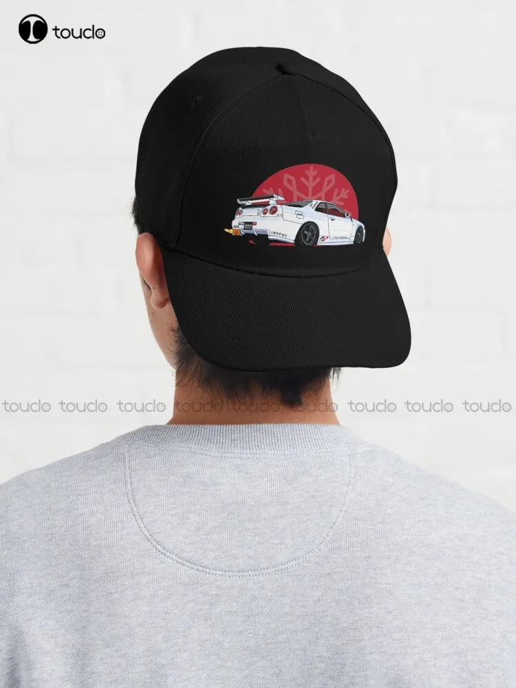 

N I S S A N - S K Y L I N E [R 34] : Skyline Authentic Merchandise - Baseball Cap Hats For Women Baseball Cap Harajuku Sun Hats