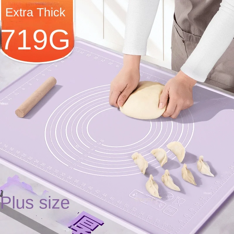 

Silicone Dough Kneading Food Grade Hair Pack Panel Plastic Chopping Board Non-Stick Baking Mat Household Rolling Baking Tool
