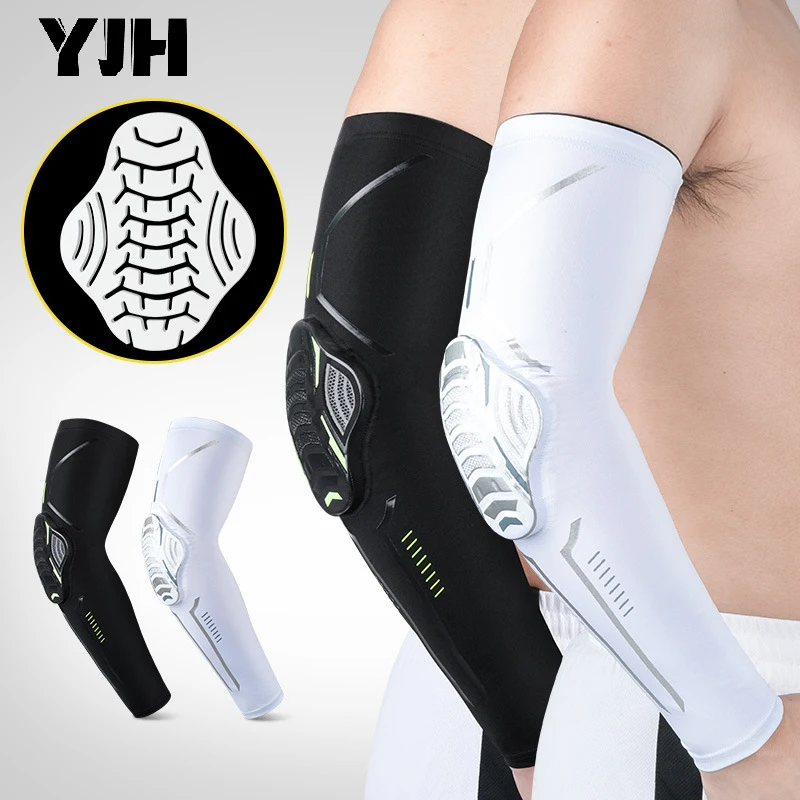 

New sports armguard sleeve honeycomb anti-collision pressure elbow joint outdoor basketball football mountaineering riding prote