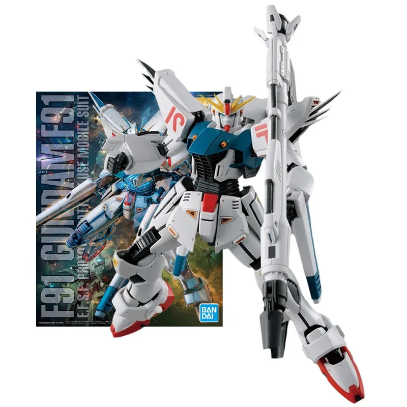 Anime Figure Mg 1/100 F91 Gundam Ver2.0 Collection Model Anime Action Figure Boys Toys