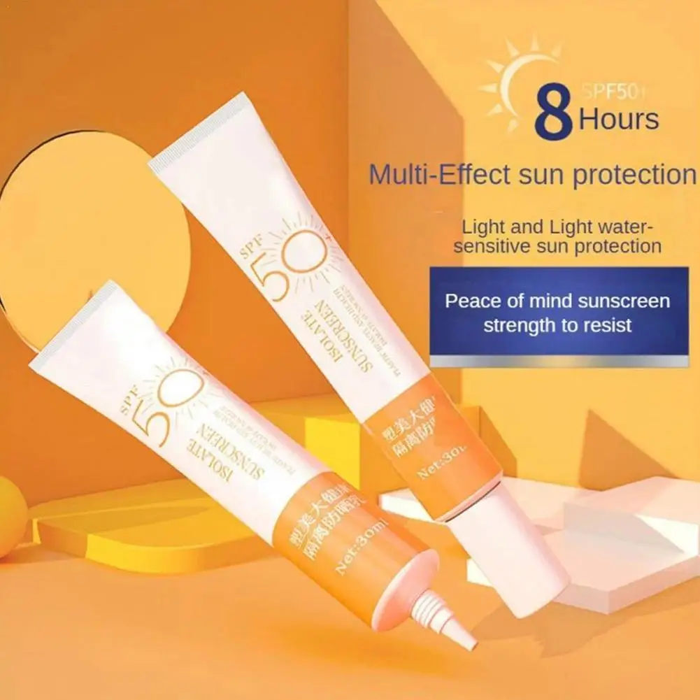 

30ml Sunscreen Refreshing Non Sticky Isolation Sun SPF50+Face UV Body Protection Protection And Protection Lotion Sun U0I9