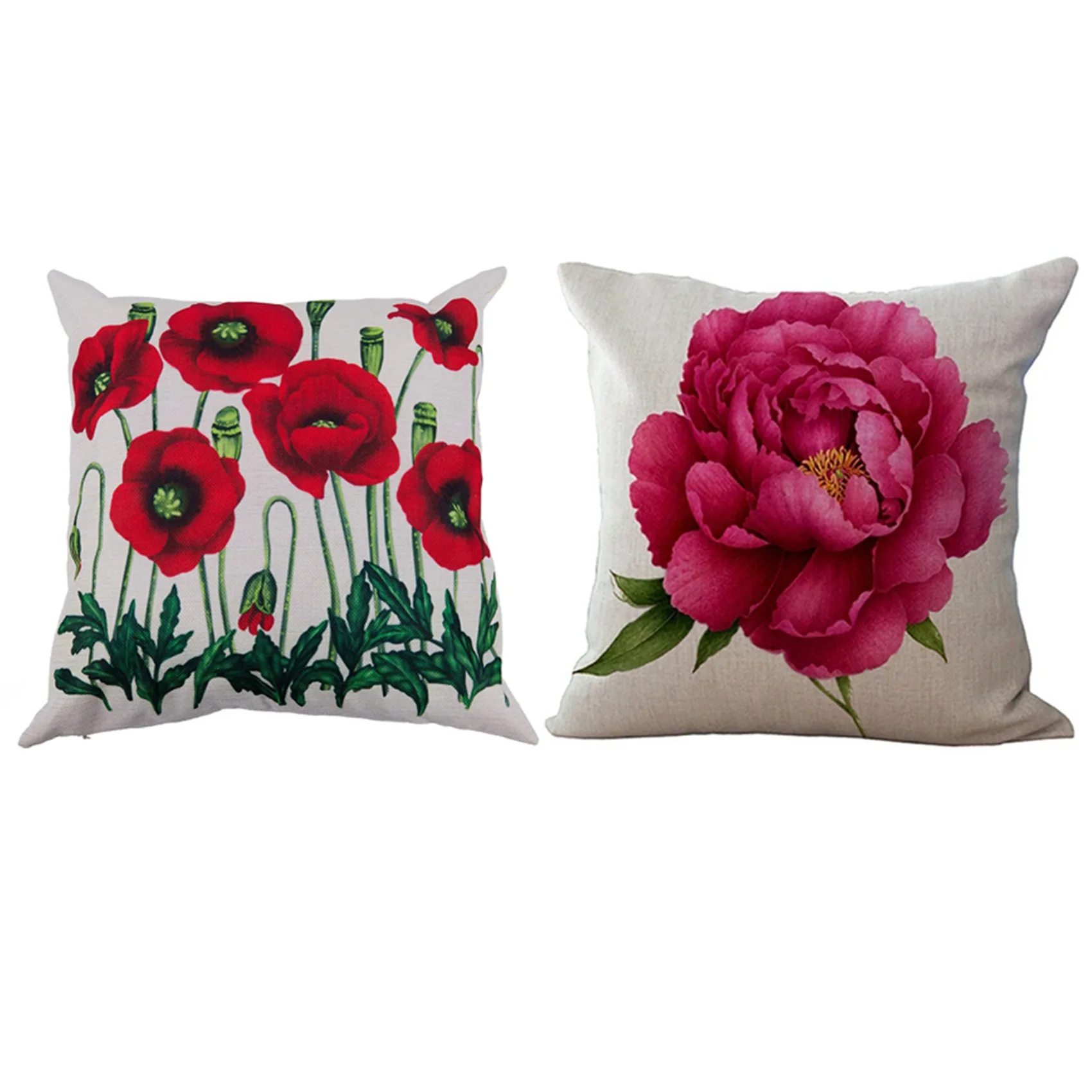 

Очаровательная красивая картина маслом красные маковые цветы подарок Подарок на годовщину Подарок Подушка Чехол с цветами льняная подушка