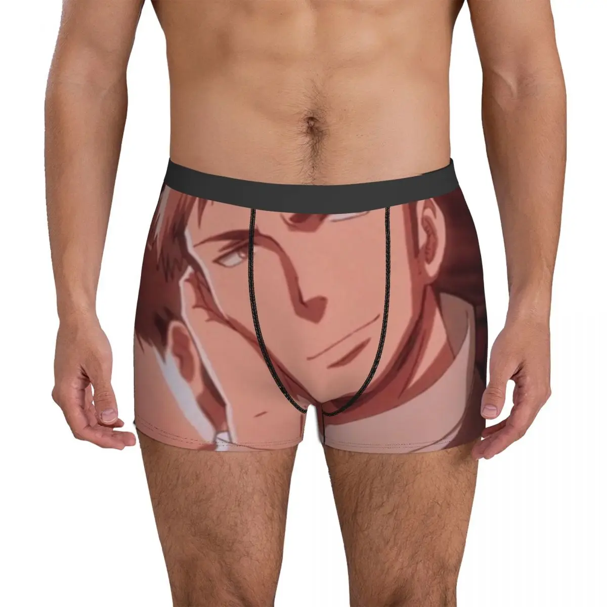Jean Kirstein Color Swatch Underwear Japan anime attack on titan Printing Boxer Shorts Hot Men's Underpants Breathable Shorts