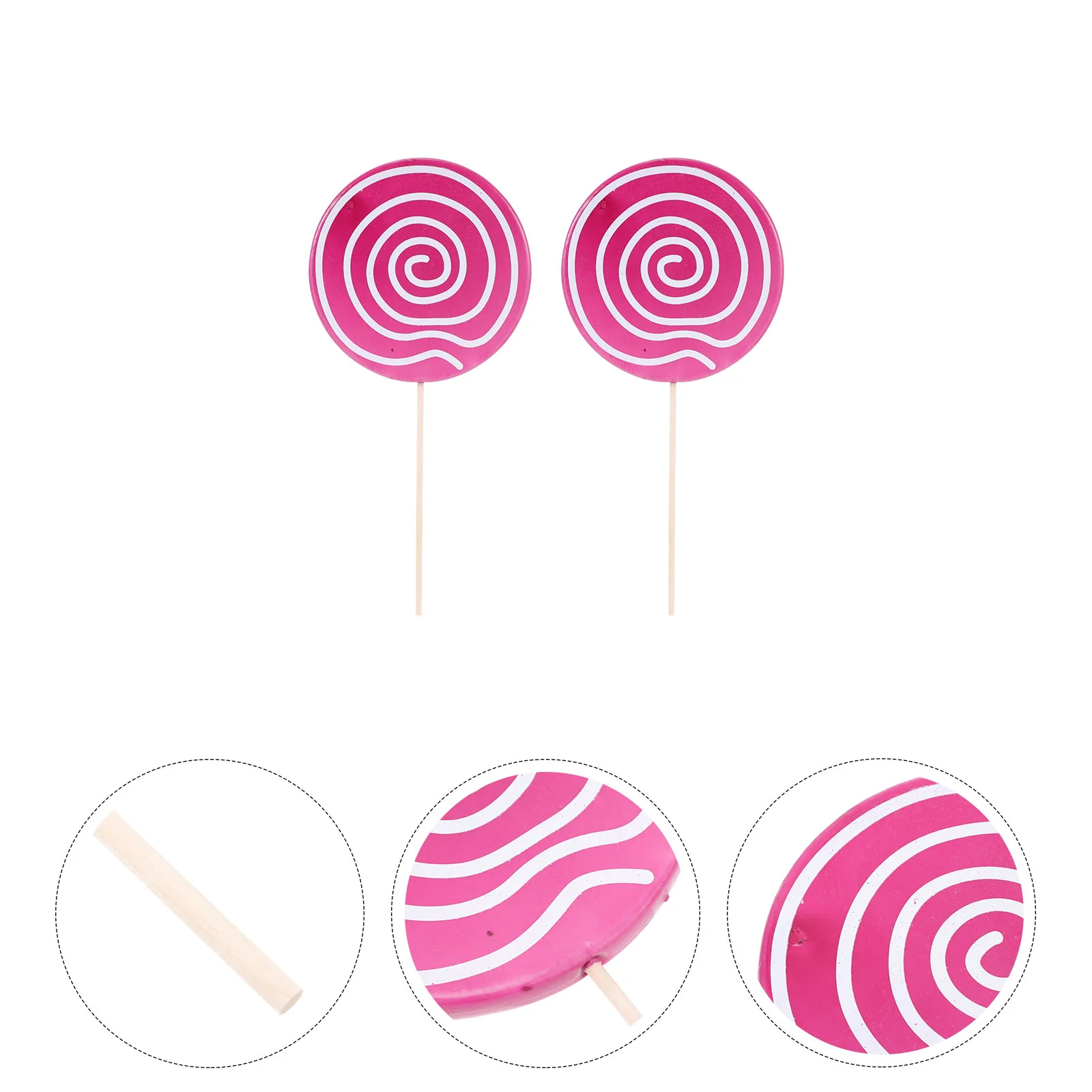 

Lollipop Props Candy Decoration Fake Christmas Simulation Photo Prop Ornaments Scene Ornament Tree Lollipops Decorations Party