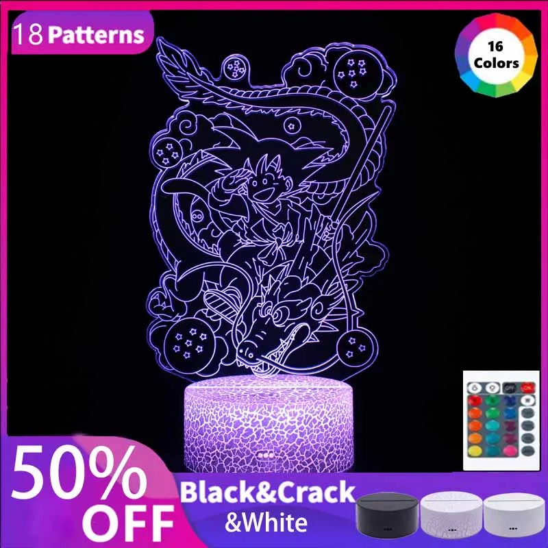 

3d ночники в виде жемчуга дракона, светодиодсветодиодный настольная Ночная лампа для детей, меняющая цвет ночник с дистанционным управление...