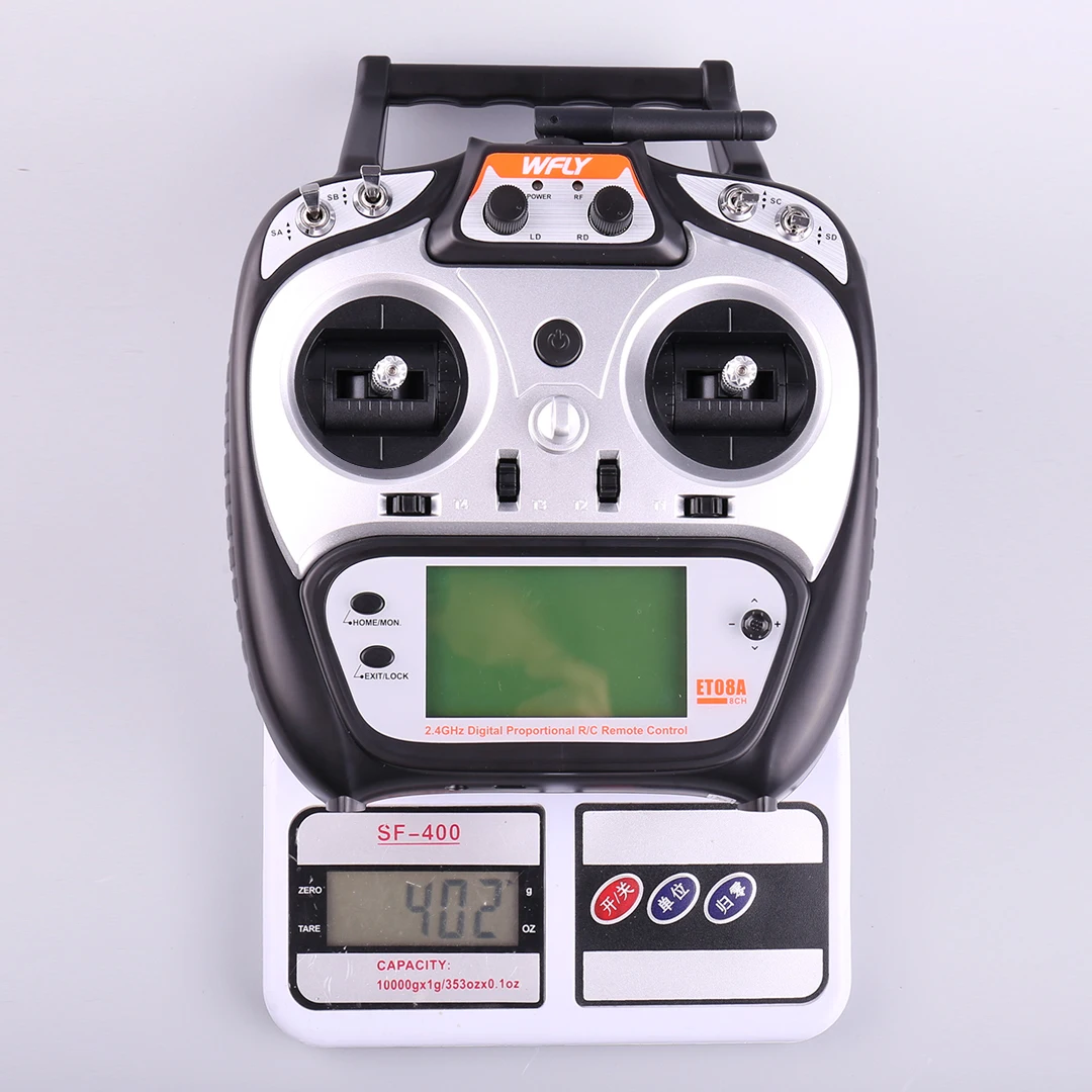 Радиопередатчик WFLY ET08A радиоприемник RF206S новая версия 2 4G 8CH RC лучший пульт