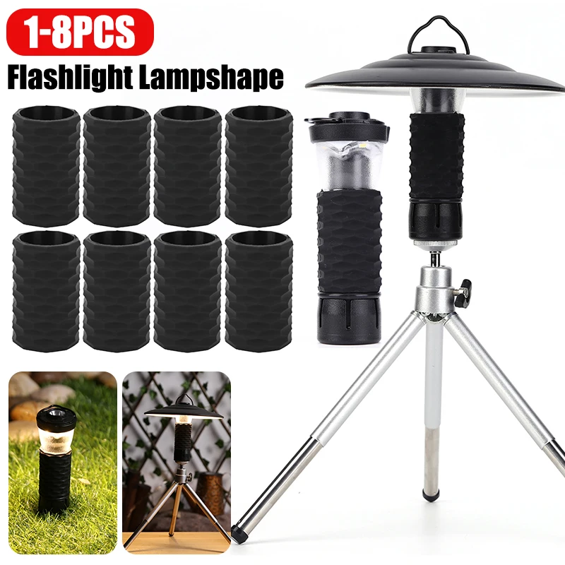 

1-8Pcs DIY Goal Zero Lantern Shade Anti Slip Designed For Goal Zero Lighthouse Micro Flash Holder Lampshape Outdoor Camping