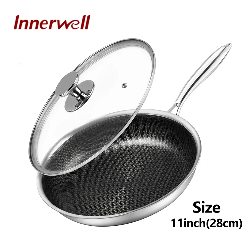 Кухонная Сковорода Из Нержавеющей Стали кухонная антипригарная сковорода с