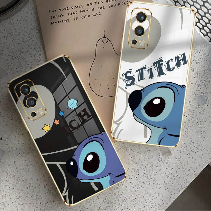 

Stitch Cartoon Disney Case for OnePlus 8 9 8T Pro Nord CE 2 5G NordCe2 9Pro Oneplus8T Nord2 Oneplus9Pro Celular Thin Back Soft