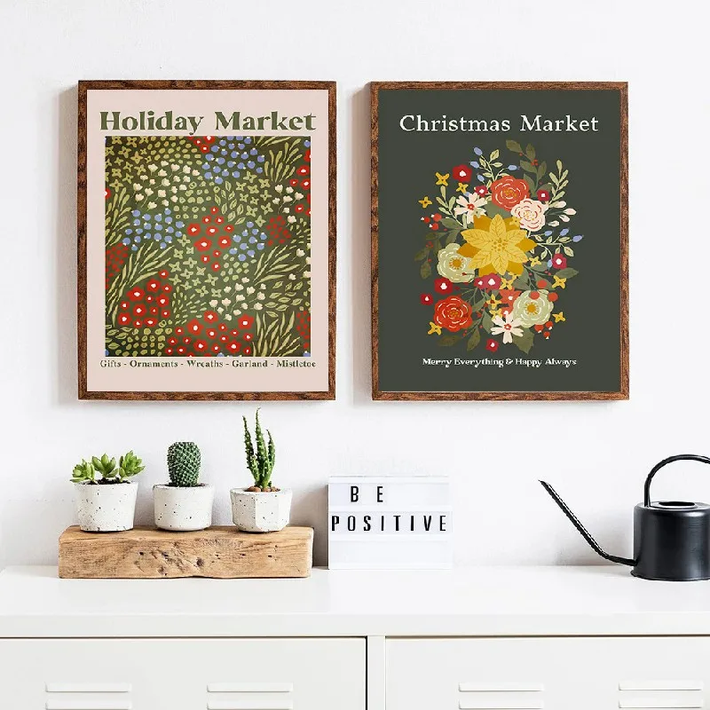 Картина с надписью &quotHappy Christmas&quot