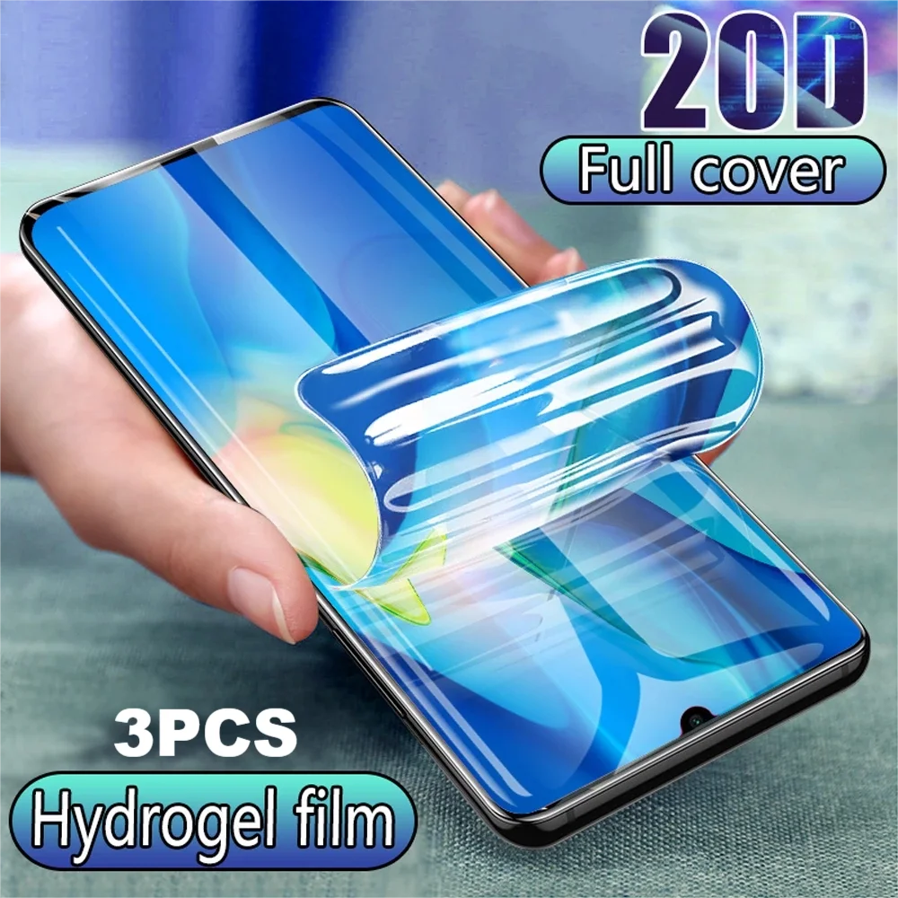 

3PCS Protection film For Vivo Y10 Y20 Y70 Y50 Y30 Y73 Y52 Y72 5G Y31 Y51 Global Hydrogel Film Screen Protector Cover Case Film