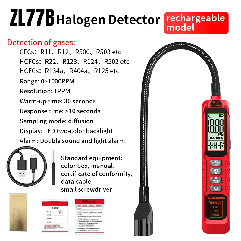 

Cretrust GL77A Газоанализатор хладагента