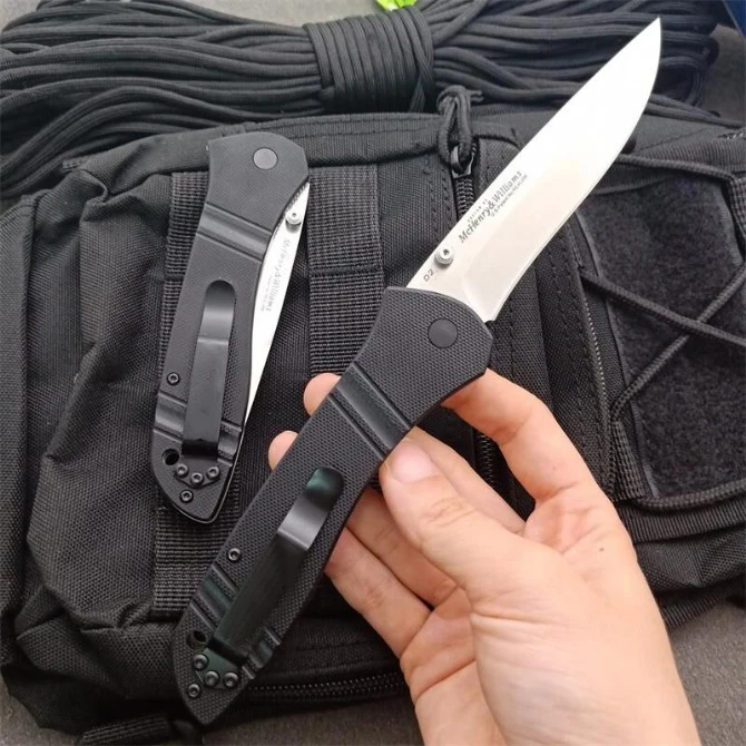 

D2 Blade G10 Handle BM 710 Tactical Folding Knife Outdoor Self Defense Safety Pocket Military Knives EDC Tool