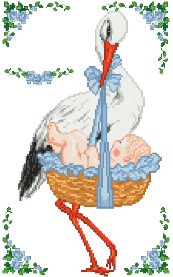 

White Crane Cross Stitch Kit Embroidery Thread Unprinted Canvas Homefun Needlework Set DIY Home Decor 30-42