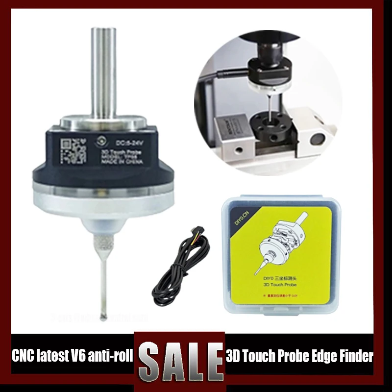 

The Latest V5 V6 Anti-roll 3d Touch Probe Edge Finder To Find The Center Table Cnc Probe Compatible With Mach3 And Grbl