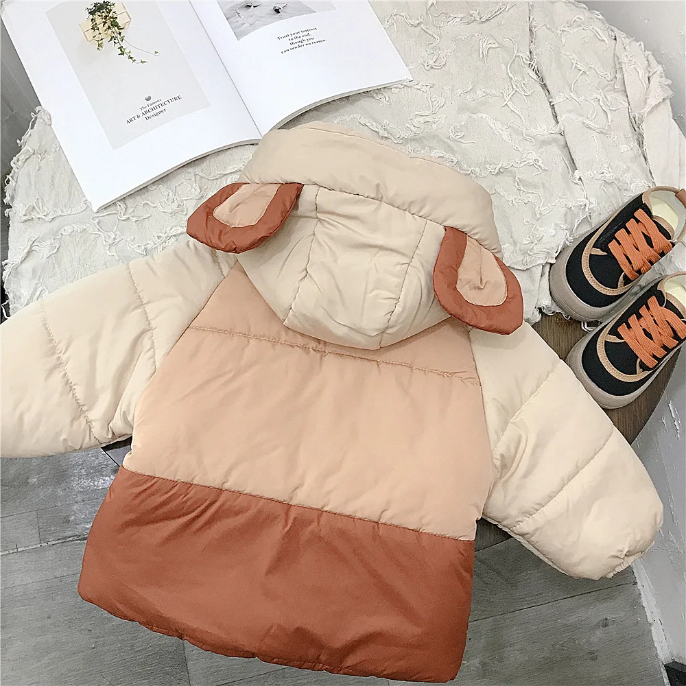 Одежда на хлопковой подкладке для девочек и мальчиков детская новая зимняя