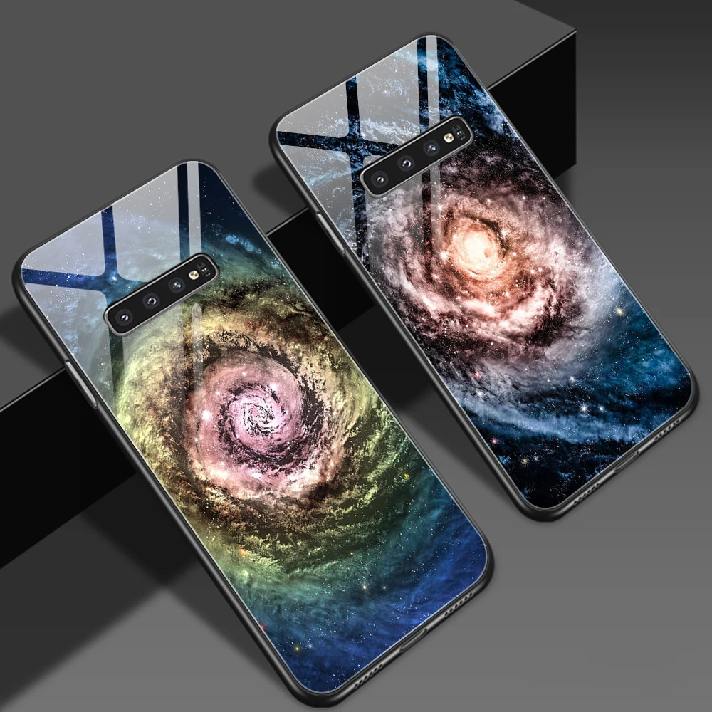 

Cool Planet Space Tempered Glass Case for Samsung Galaxy NOTE 20 10 Lite 9 S22 S21 S20 FE Ultra S10 5G S9 S8 Plus S10e Cover