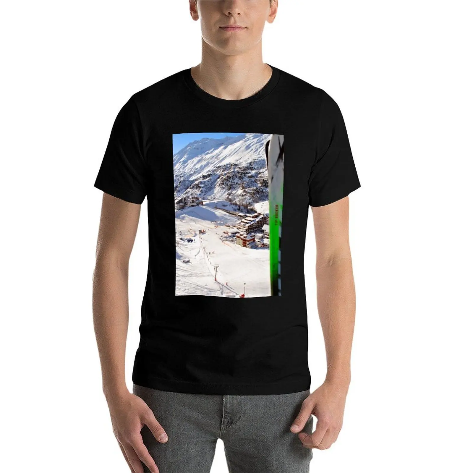 Фото Футболка Obergurgl Hochgurgl Tirol Austrian Alps Austria, повседневная легкая футболка с короткими рукавами №4
