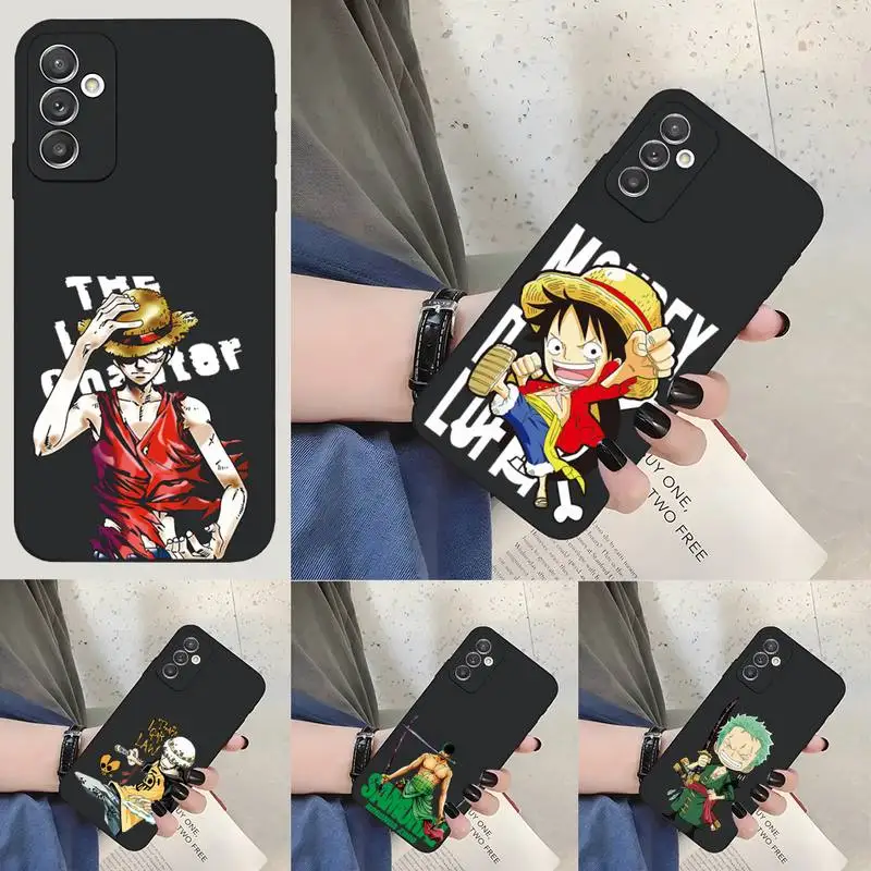 

One Piece Luffy Zoro Phone Case For Samsung A53 A52 A51 A50 A21 A22 A30 A31 A32 A40 A42 A80 A71 A73 Funda Cover