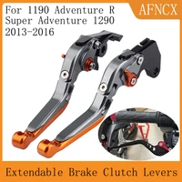 motorcycle accessories extendable brake clutch levers handle for ktm 1190 adventure rsuper adventure 1290 2013 2014 2015 2016