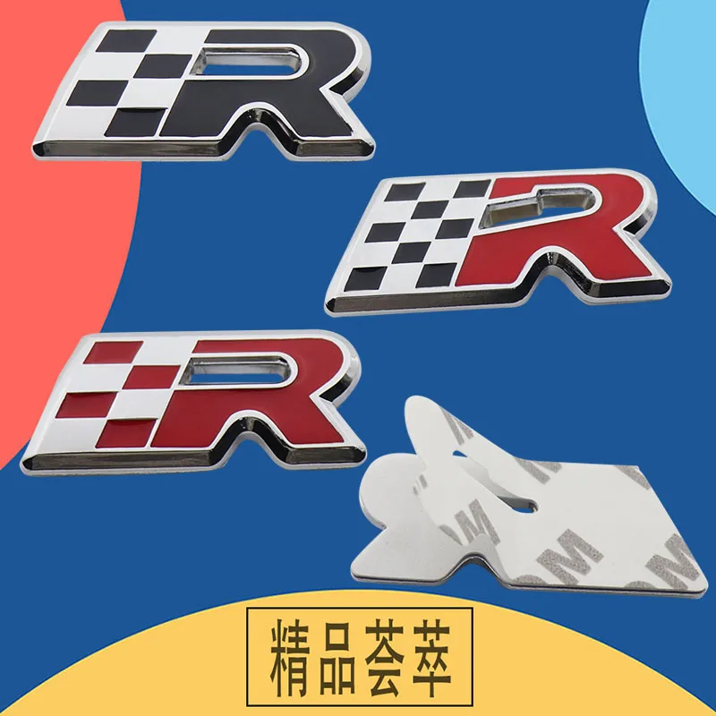 Премиальный металлический гоночный флаг R для Leon Cupra ALTEA IBIZA TOLEDO ограниченной серии автомобильный крыло заднего багажника декоративная эмблема значок наклейка.