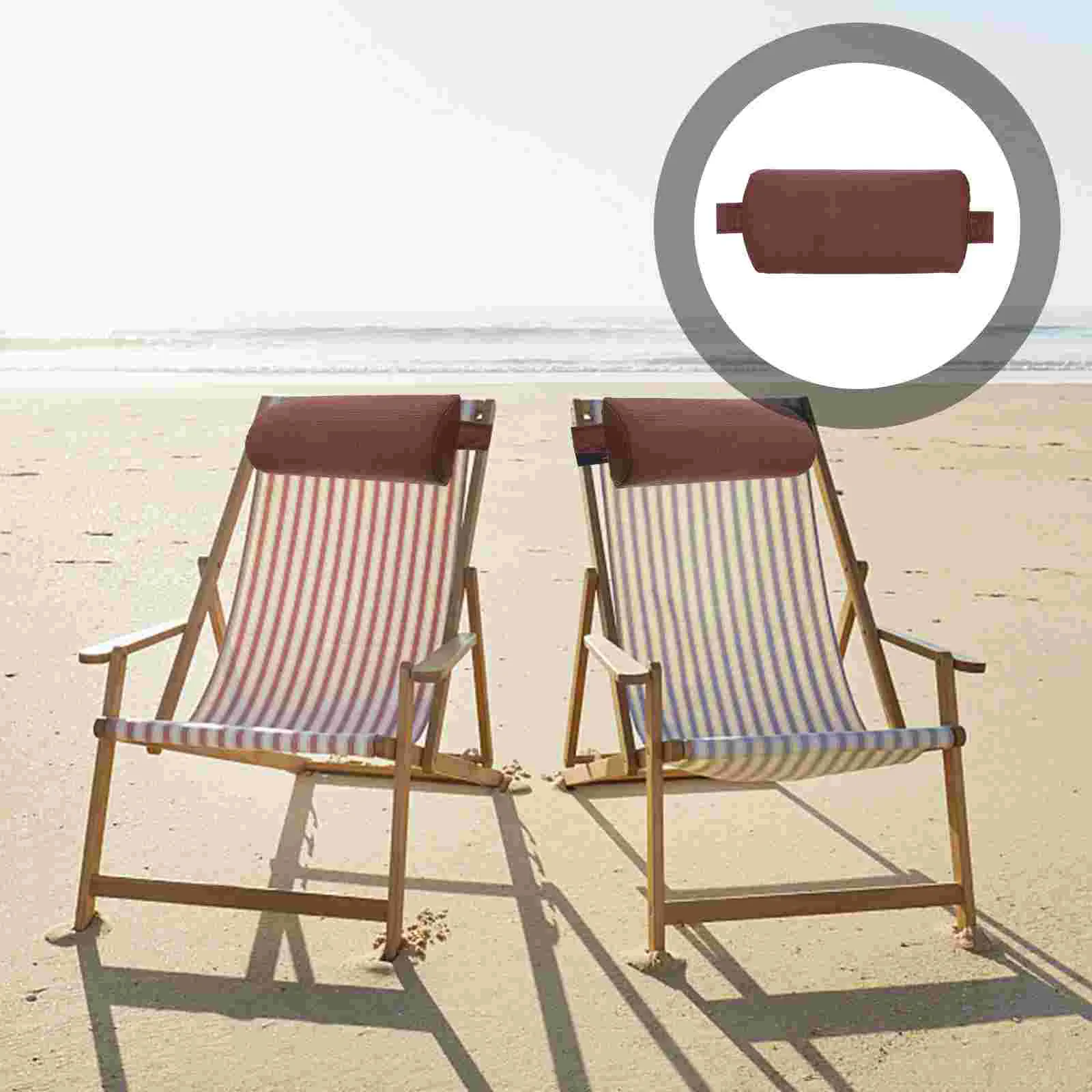 

Leisure Mat Traveling Pillow Foldable Chair Use Headrest Comfortable Deck Headrests Beach Supplies Anti-gravity Cloth Supply