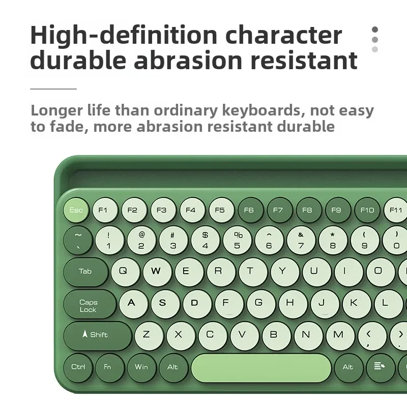 Беспроводная двухрежимная офисная клавиатура Bluetooth 2 4G со слотом для карт