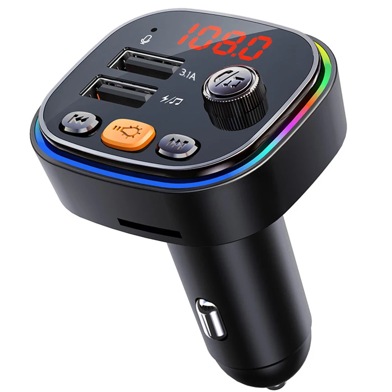 

FM-модулятор USB 3.1A Быстрая Зарядка Bluetooth Автомобильный Радиоадаптер Беспроводная Поддержка Громкой Связи U-Disk Воспро...