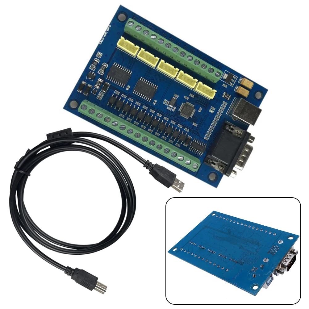 

5 Axis Breakout Board MACH3 USB CNC Motion Controller Card Hand Wheel Interface Engraving Machine Cnc Motion Control Card