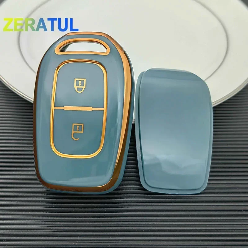 Для Renault Kwid Traffic Symbol для Dacia Sandero Logan Duster 2/3 кнопки ТПУ чехол автомобильного ключа