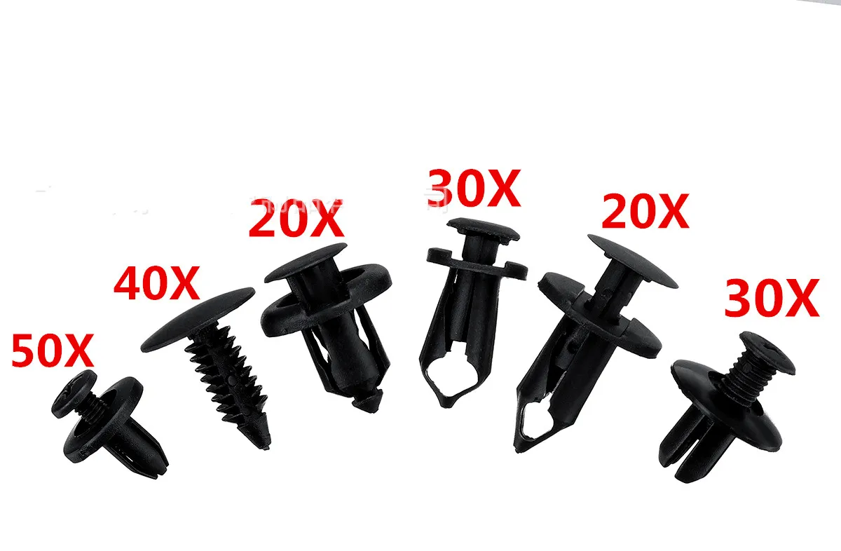 190 шт. автомобильные зажимы для крепления смешанный автомобильный вкладыш с