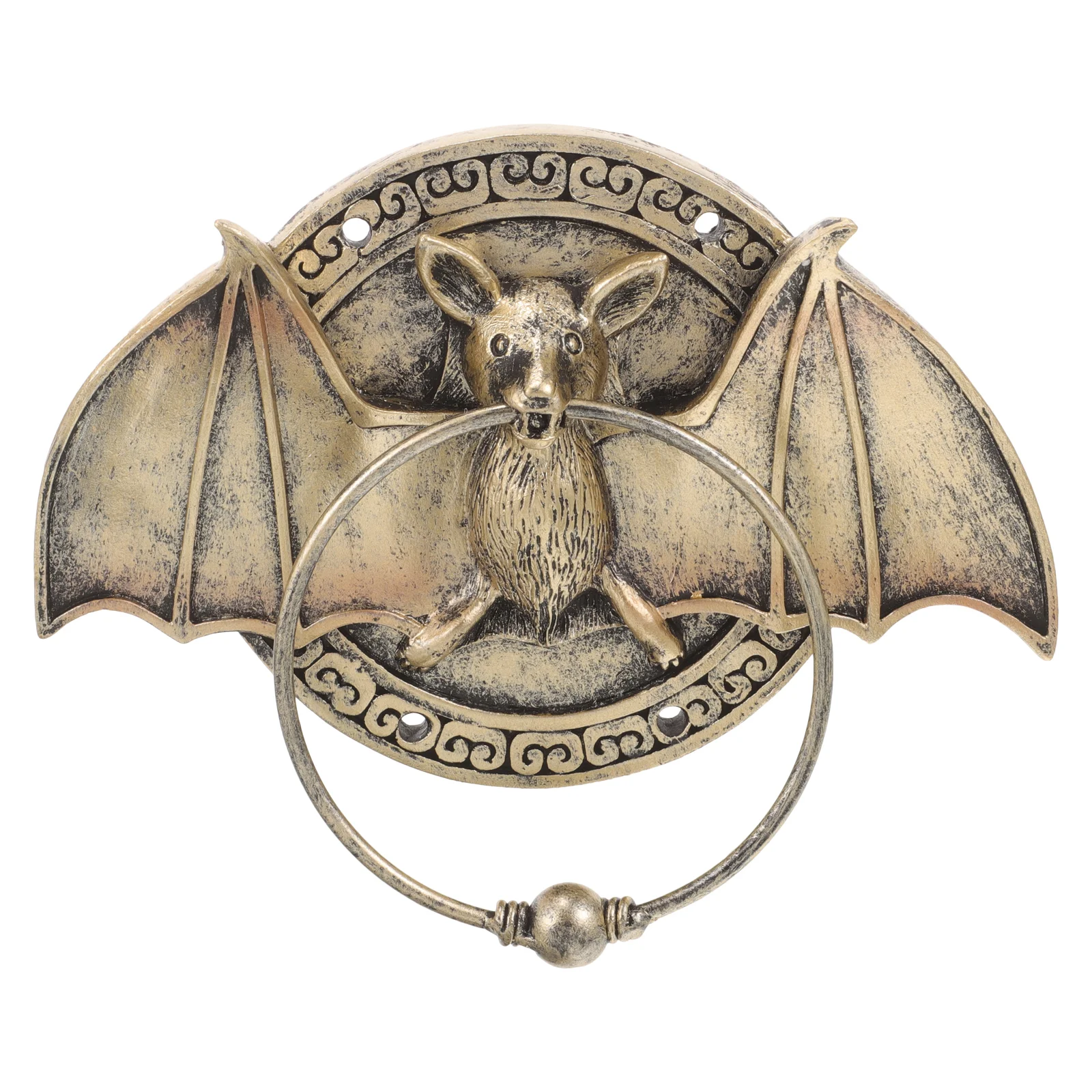 

Door Knocker Bat Shape Door Handle Knocker Front Door Knocker Antique Door Decor