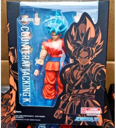 Demoniacal Fit Counterattacking K Weiss god Wukong Action PVC Figure Model Toy Blue hair goku