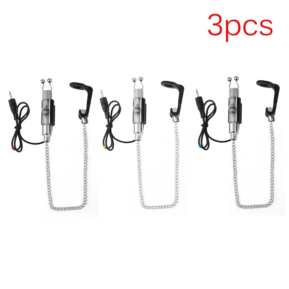

3 шт./компл. сигнализаторы поклевки для рыбалки с подсветкой индикаторы для рыбалки светодиодная подсветка рыболовные приманки с высокой чу...