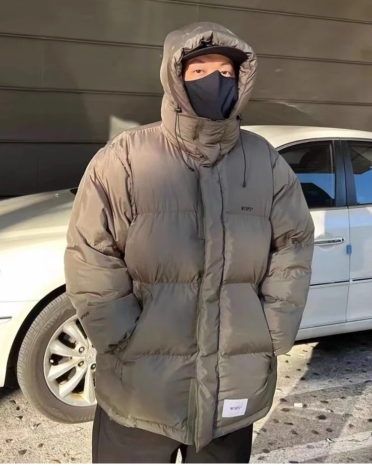 wtaps Xishan Cheri tide outdoor popular mid-length hooded down jacket thick warm and waterproof