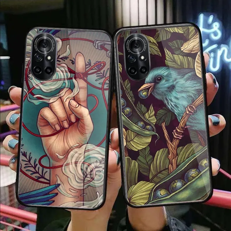 

Чехол для Huawei P50 P40 P30 P20 Pro Mate 40 30 20 Pro Nova 9 8 7