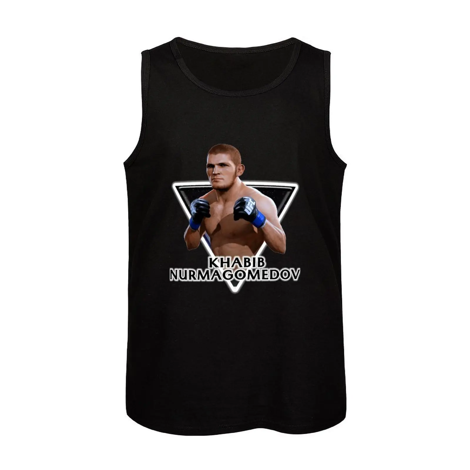 Фото Майка для тренировок Khabib Nurmagomedov In TRI V Tank Top Performance, влагоотводящая, для занятий спортом №4
