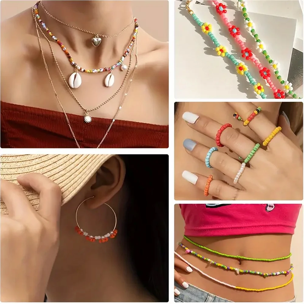 Стеклянные Бусины В Форме Рисовых Букв Для Изготовления Ювелирных Изделий