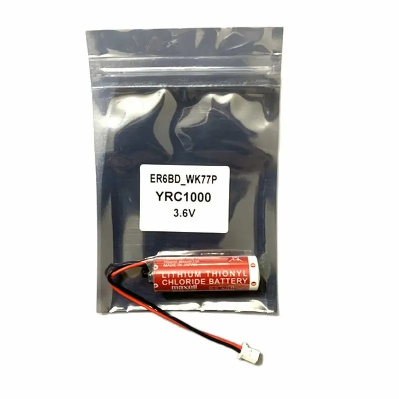 Литий-ионный неперезаряжаемый аккумулятор ER6BDWK77P 3.6V 2700mAh для сварочного робота, ПЛК, тип памяти, высококачественная сменная батарея (art.: 3920da856f002) - 3920da856f002