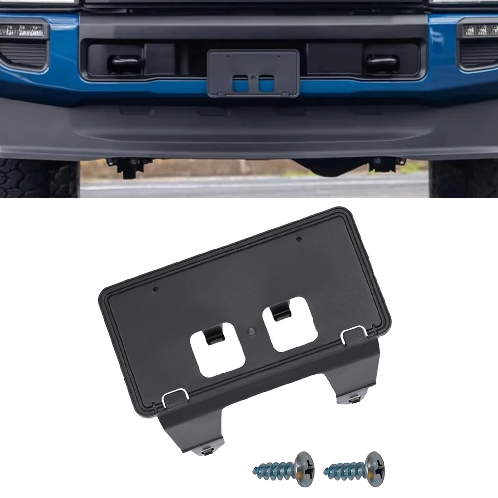 

Передний бампер автомобиля, рамка номерного знака, кронштейн LC3Z-17A385-AB, автомобильные аксессуары для ​ Ford F250 F350 F-Super Duty 2020 2021 2022