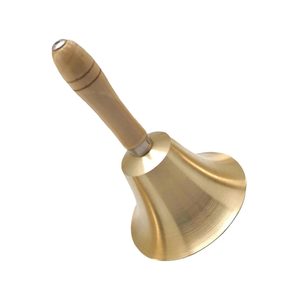 

Bell Bells Hand Cow Jinglebrass Christmas School Call Handbell Service Smallfor Kids Copper Classroom Door Desk Noise Makers