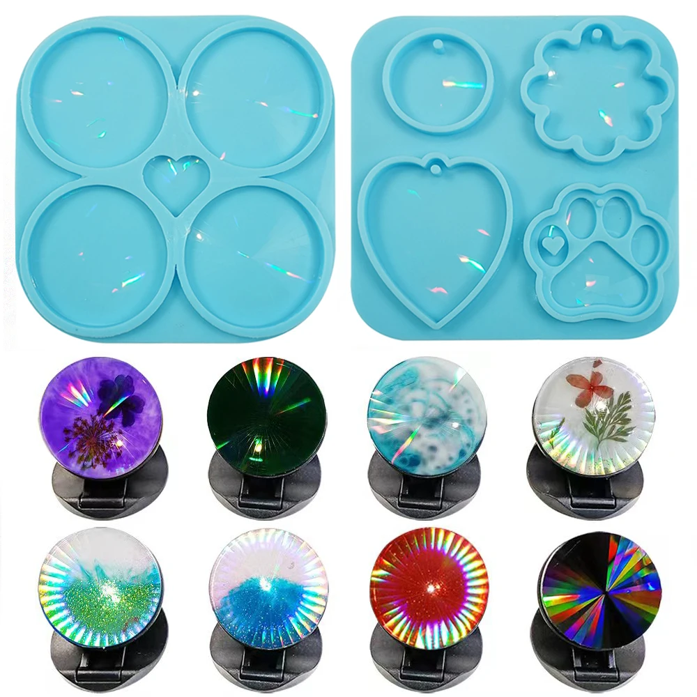 

Искусственная и теневая подставка для телефона, силиконовая форма, декоративные наклейки, рукоятки, инструмент для литья