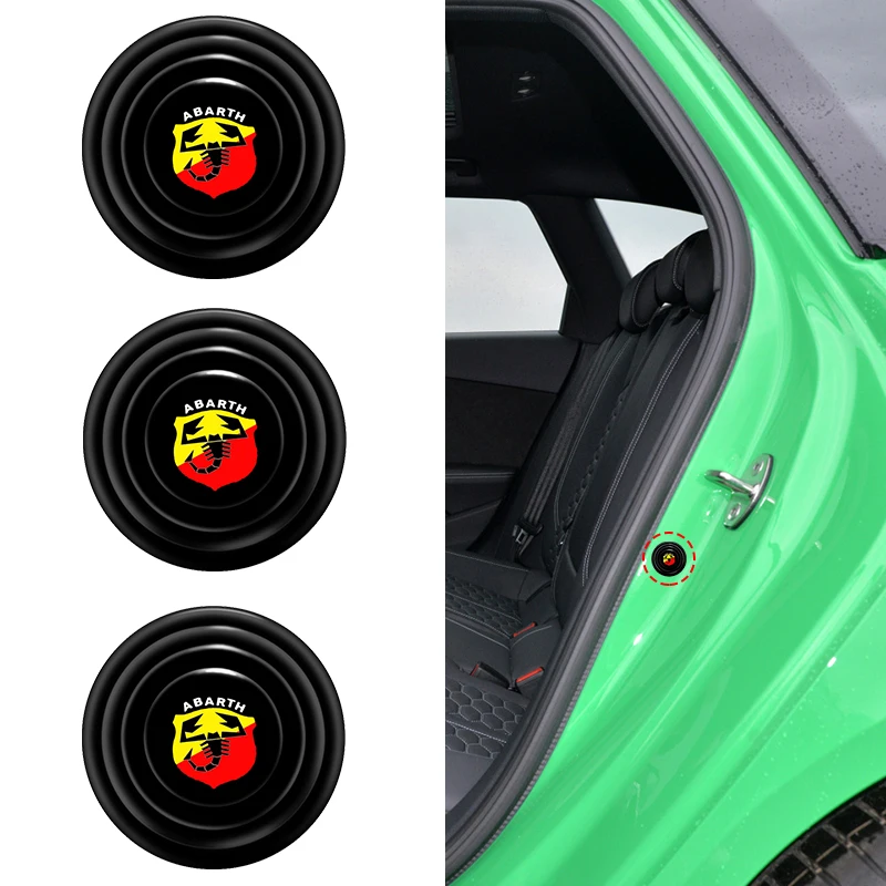

4pcs Car Door Shock-absorbing Cushioning Anti-collision Pad for Abarth Puto 595 500 124 125 Stilo Ducato Carbono Car Accessories