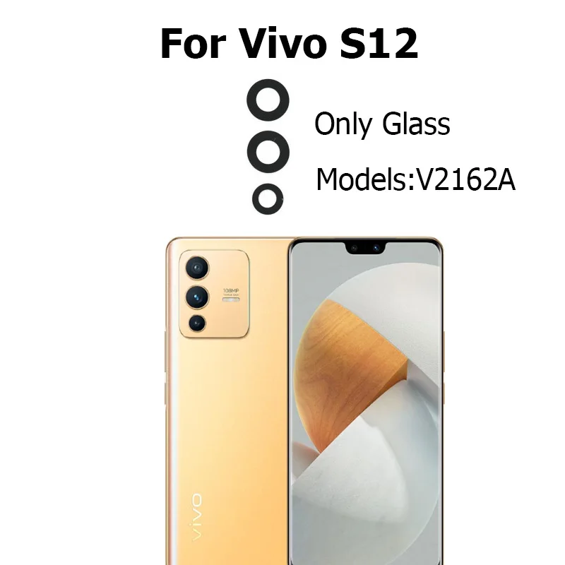 

Оригинальная защитная крышка для камеры Vivo S12 Задняя стеклянная линза с наклейкой запасные части